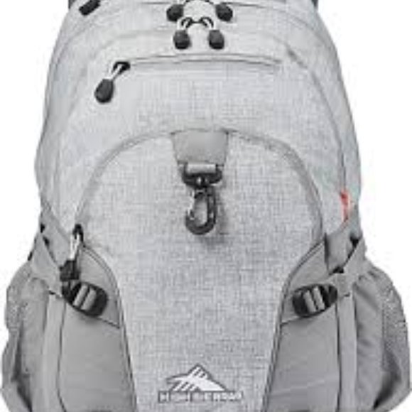 NWT High Sierra Backpack Waterproof School Hike Laptop Books Travel Silver Gray - Picture 9 of 11
